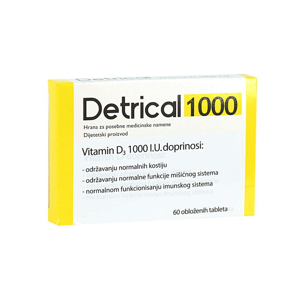 Detrical 1000 60 tableta Detrical 1000 60 tableta - Slika 1