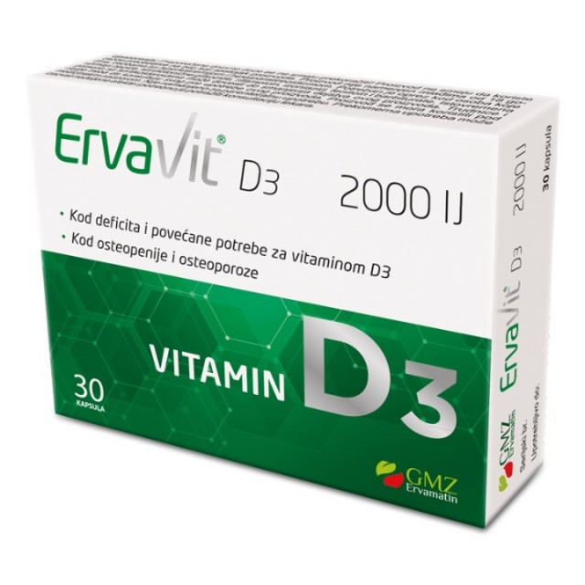 ERVAVIT D3 2000IJ KAPSULE A30