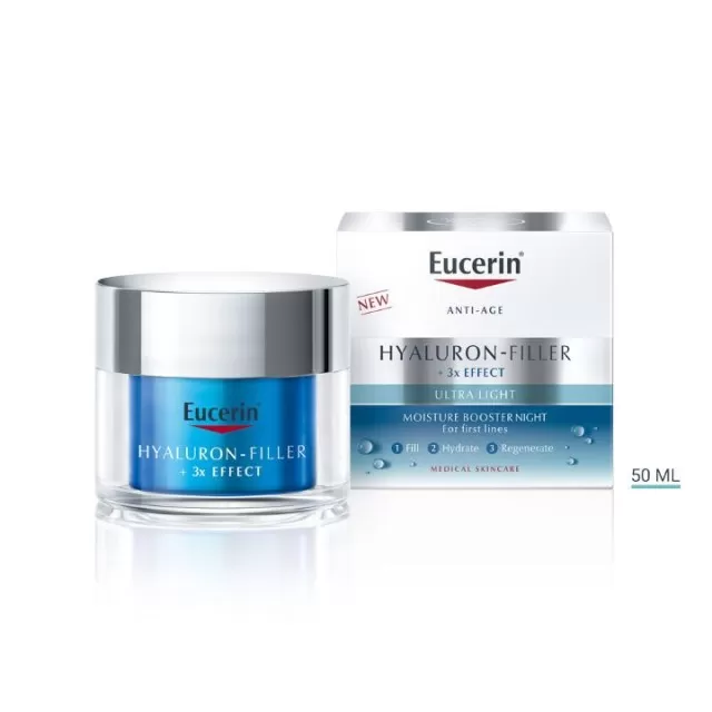 EUCERIN HYALURON-FILLER NOĆNI HIDRO BOOSTER 50ML slika EUCERIN HYALURON-FILLER NOĆNI HIDRO BOOSTER 50ML - Slika 1
