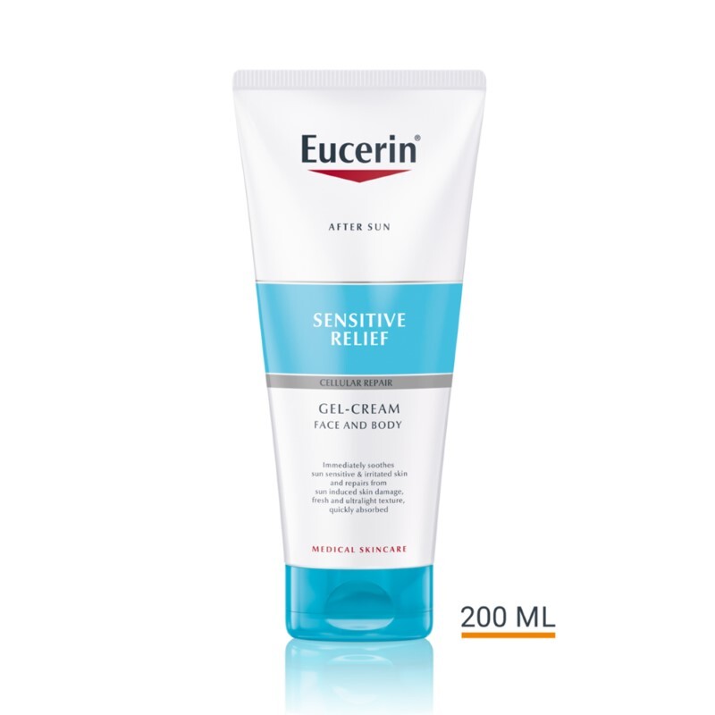Eucerin Sun Umirujući gel-krem za osetljivu kožu posle sunčanja 200 ml Eucerin Sun Umirujući gel-krem za osetljivu kožu posle sunčanja 200 ml - Slika 1