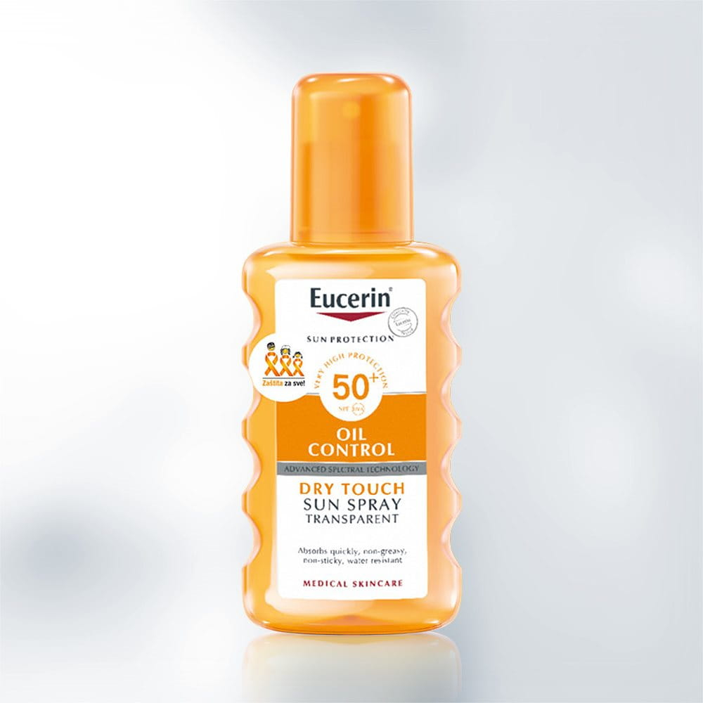 Eucerin sun sprej transparentni SPF 50+ 200ml Eucerin sun sprej transparentni SPF 50+ 200ml - Slika 1