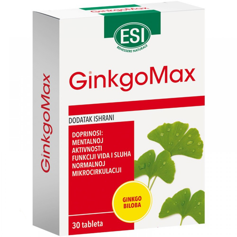 Ginkgomax tbl 30 BGB ESI Ginkgomax tbl 30 ESI - Slika 1