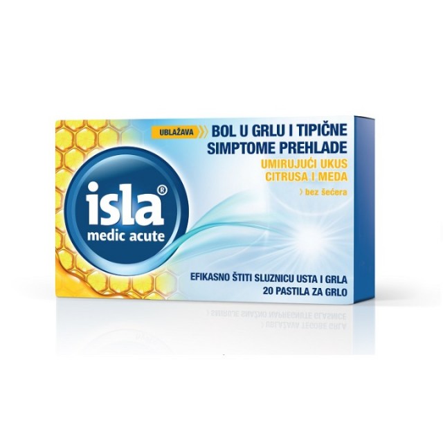 ISLA MEDIC ACUT CITRUS+MED 20 PASTILA ISLA MEDIC ACUT CITRUS+MED 20 PASTILA - Slika 1