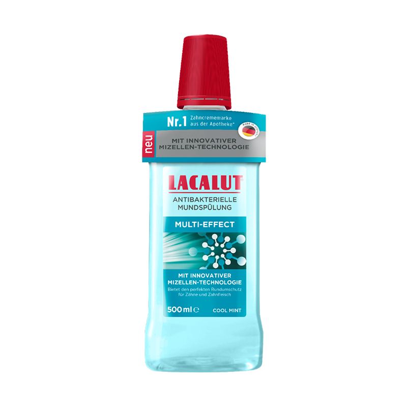 Lacalut multi effect tečnost za ispiranje usta 500ml Lacalut multi effect tečnost za ispiranje usta 500ml - Slika 1