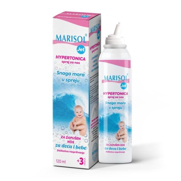 Marisol Jet Hypertonica sprej rastvor za nos 120ml MS Marisol Jet Hypertonica sprej rastvor za nos 120ml MS - Slika 1