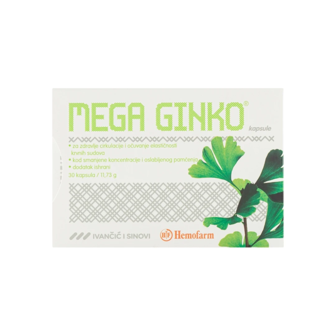 Mega Ginko 30 kapsula Mega Ginko 30 kapsula - Slika 1