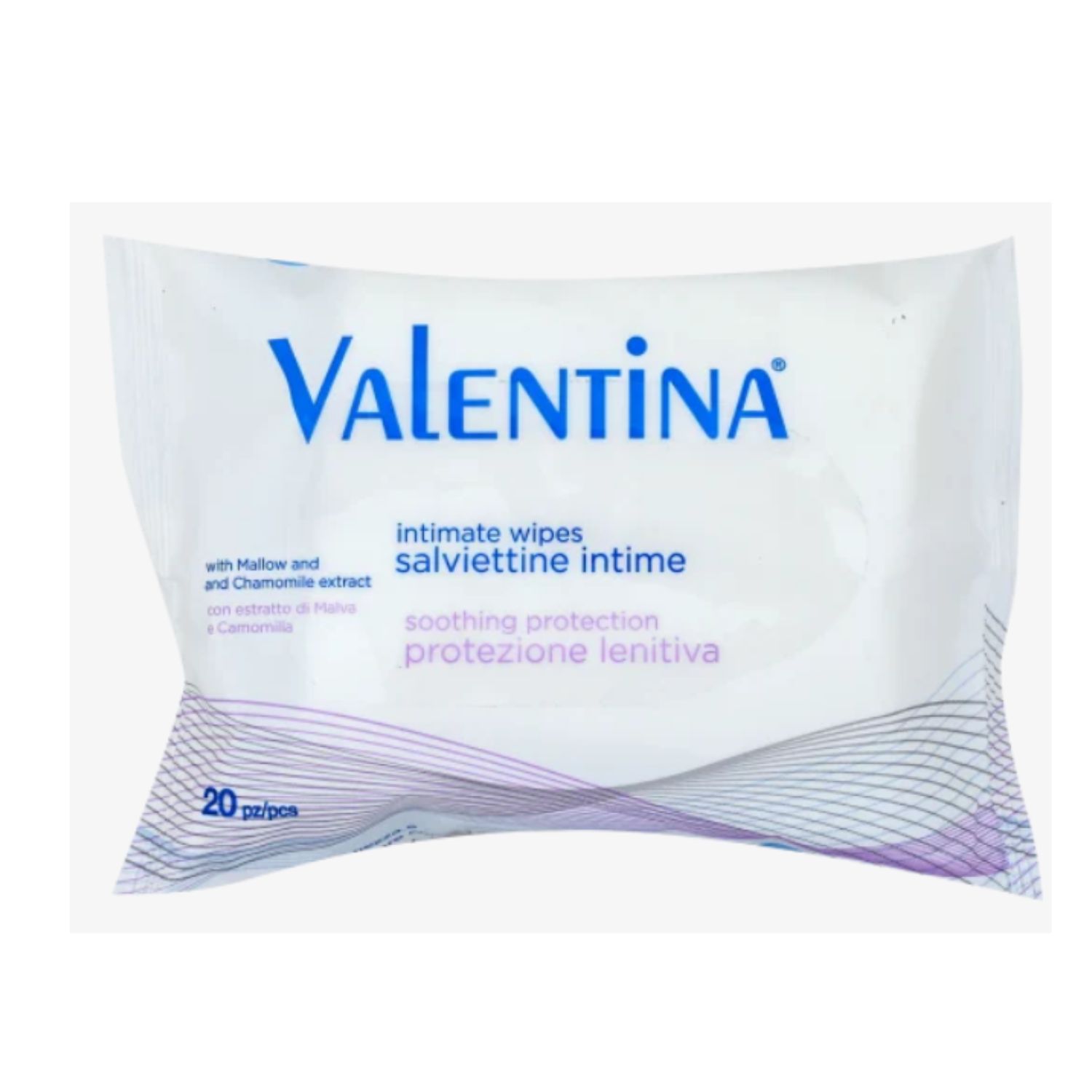 xr:d:DAF9a_zHKNM:8,j:8338834087894331010,t:24022112 Valentina intimne vlažne maramice 20 komada - Slika 1